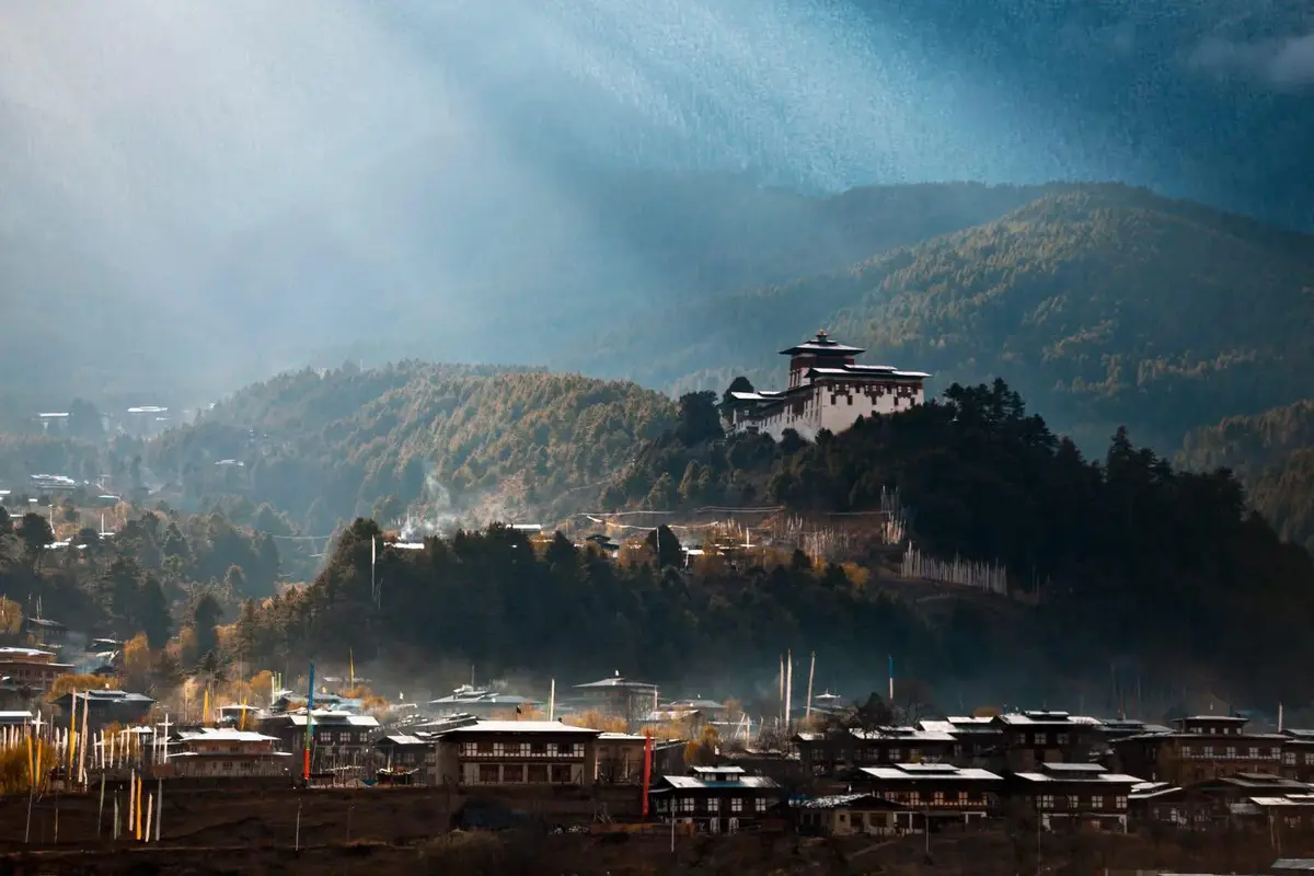 Bumthang valley in central Bhutan — one of the authentic off-the-beaten-path destinations accessible through responsible high-value tourism